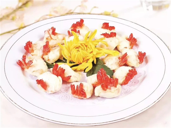 【傳統(tǒng)魯菜】菊花蝦排