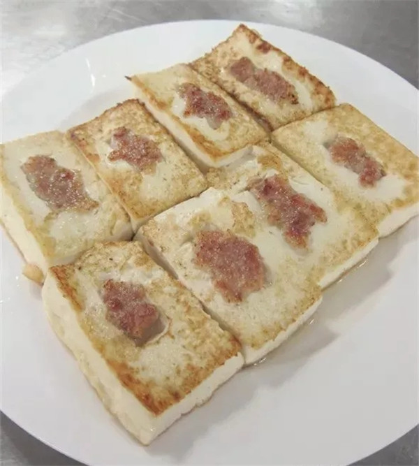 【創新菜】蔥花蛋白煎釀豆腐