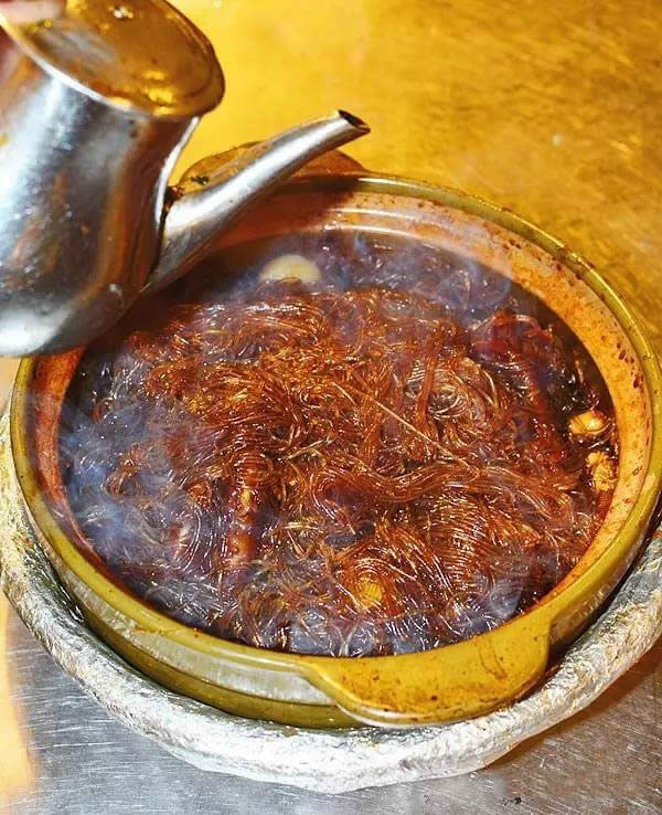 【創(chuàng)新菜】川版鵝掌撈粉絲