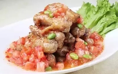 【酒樓菜】柿子椒蒸排骨