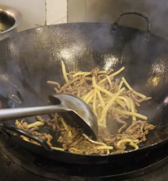 【川菜】干煵牛肉絲