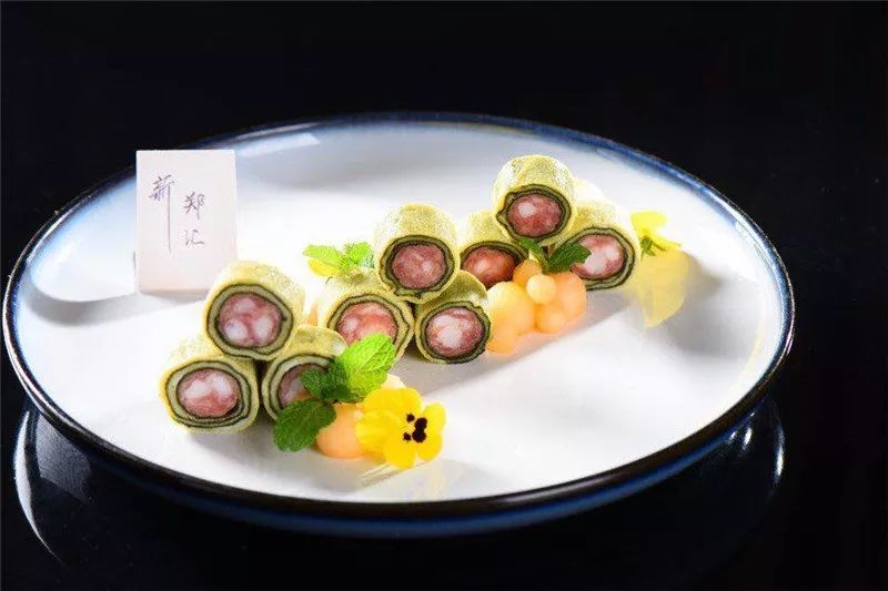 【涼菜】錦繡苔味臘腸卷
