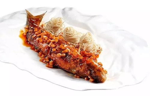 【酒樓菜】蔥燜江團配面
