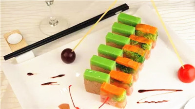 【涼菜】水晶兔拼豆泥鵝肝