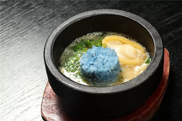【創(chuàng)新菜】鮑魚石鍋土雞蛋配米飯