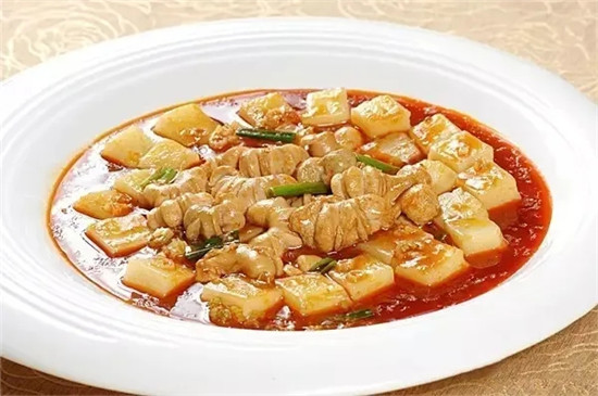 【家常菜】米涼粉燒雞腎