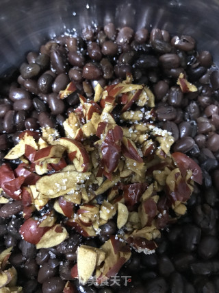 紅豆粘豆包的做法步驟：5