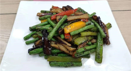 【粵菜】欖菜醬涼瓜豆角茄子