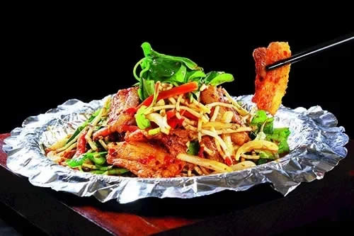 【農(nóng)家菜】耳根生爆肉