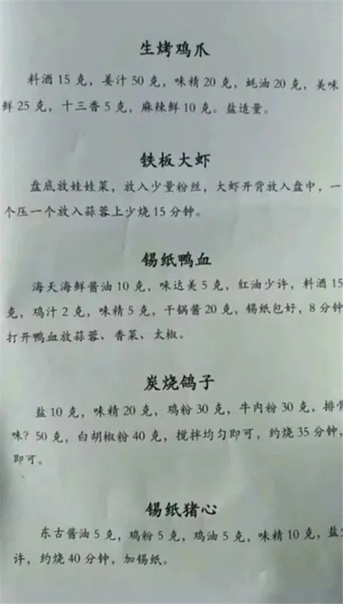 36個燒烤配方，夜宵擺攤必備！