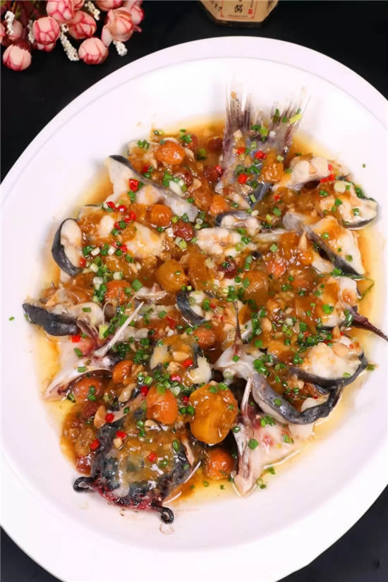 【粵菜】梅子醬蒸鉗魚