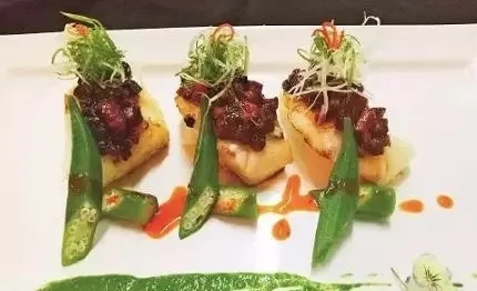【酒樓菜】香菇肉醬烤鱈魚