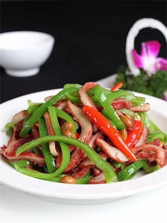 【酒樓菜】青椒羊肚絲