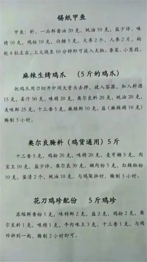 36個燒烤配方，夜宵擺攤必備！