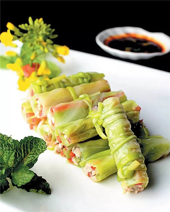 【創新涼菜】菜卷烏雞