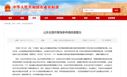 3.15曝光“敵敵畏海參”！官方通報來了！這樣挑選才能買到靚海參！