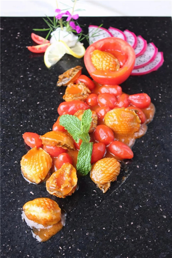 【酒樓菜】圣女茄汁鮑魚仔