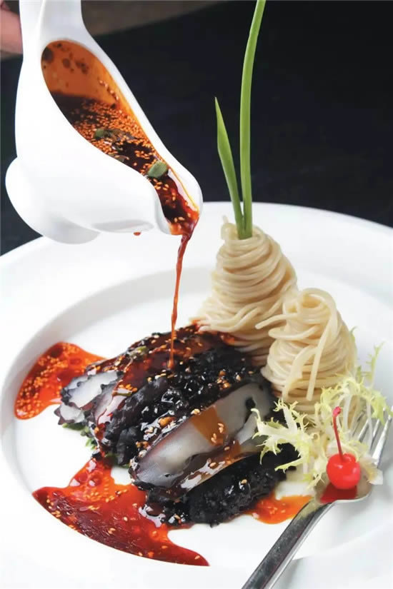 【創(chuàng)新涼菜】涼面撈海參