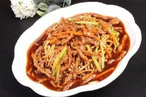 馓子牛肉絲