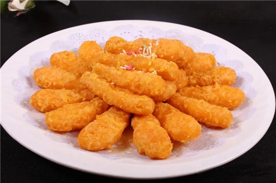 【創(chuàng)新菜】蛋黃焗芒果