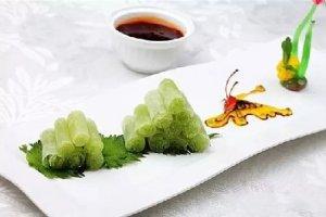小碟蘿卜卷