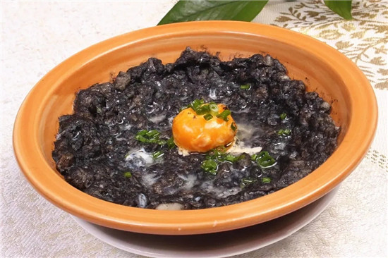 【家常菜】高郵咸蛋蒸墨魚汁肉餅