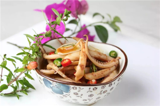 【涼菜】撈汁魷魚須