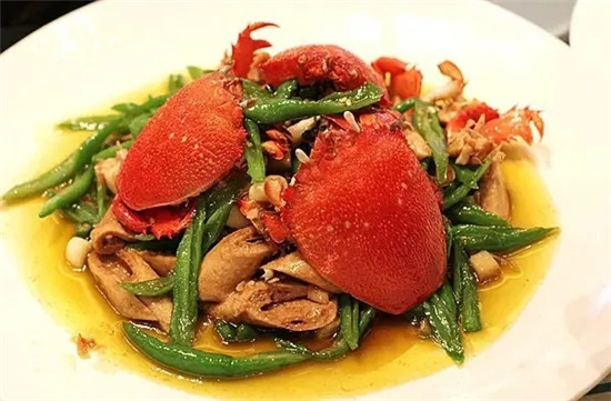 【熱賣菜】尖椒豆筍燒老虎蟹