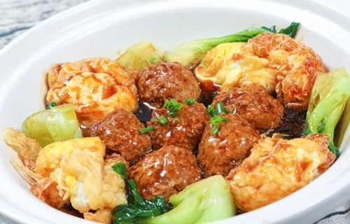 【熱賣菜】羊湯凍獅子頭燒雞蛋