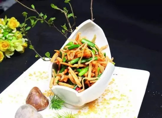 【涼菜】麻馓韭花魚