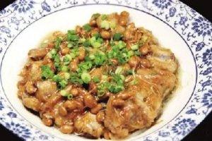欖角醬臘八豆蒸排骨