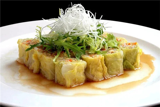 【涼菜】姜汁素菜卷