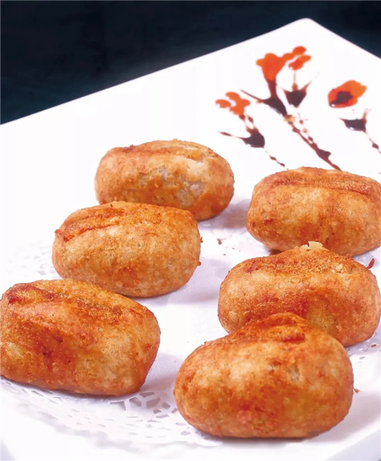 【粵菜】炮彈芋頭釀叉燒
