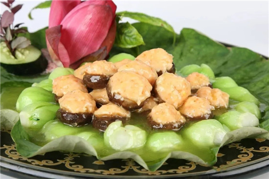 【酒樓菜】荷香百花釀香菇
