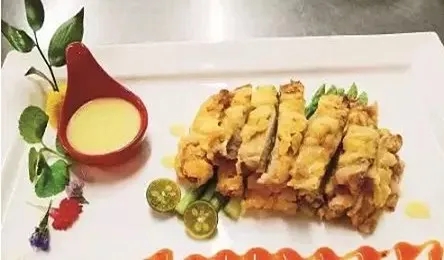 【酒樓菜】軟煎雞腿配蘆筍