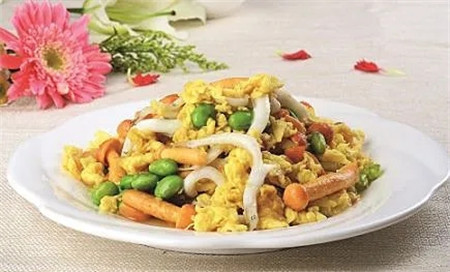 【家常菜】滑蛋菌菇炒銀魚