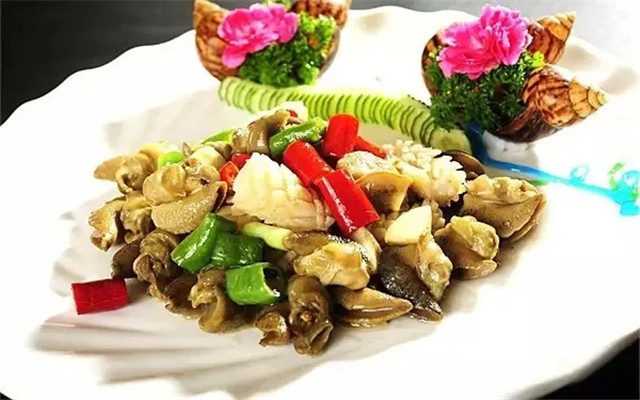 【創(chuàng)新菜】濃汁蝸牛燴鮮魷