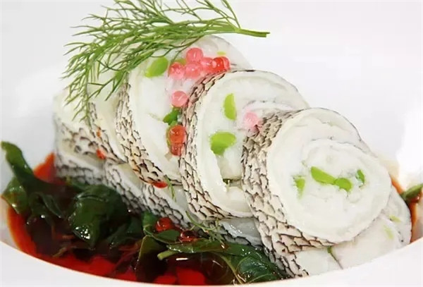 【涼菜】時蔬鱈魚卷