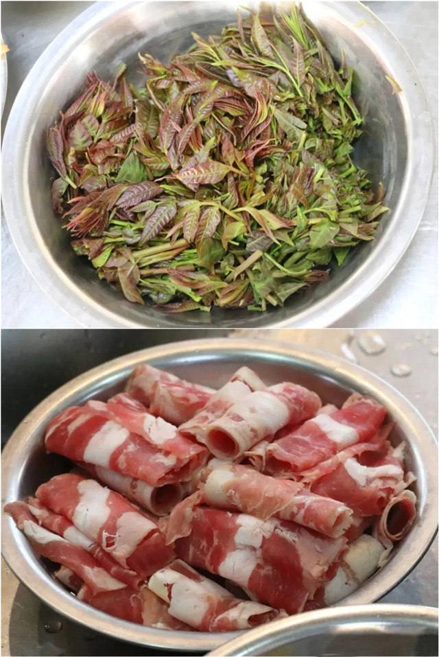 【創新菜】香椿炒肥牛