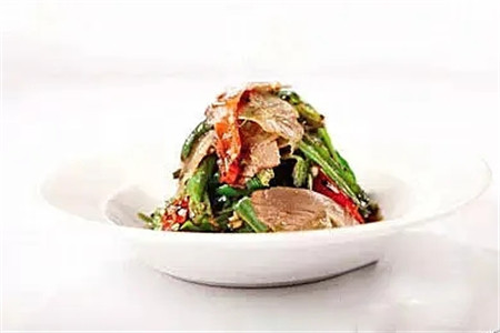 【涼菜】燒辣椒拌牛筋肉