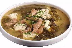酸菜肥腸豆花