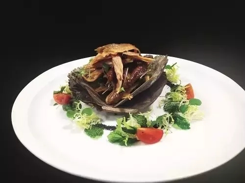 【涼菜】荷葉風干雞