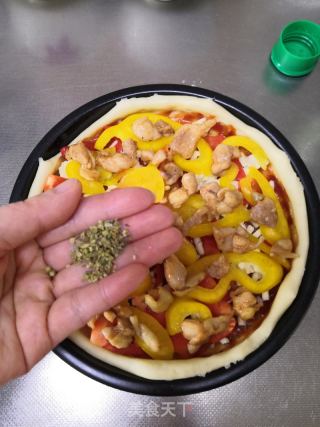 奧爾良雞肉披薩的做法步驟：23