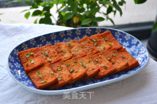 韓國泡菜味烤豆腐的做法步驟：9
