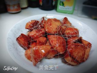 拔絲地瓜的做法步驟：13