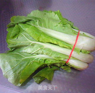 清炒快菜的做法步驟：1