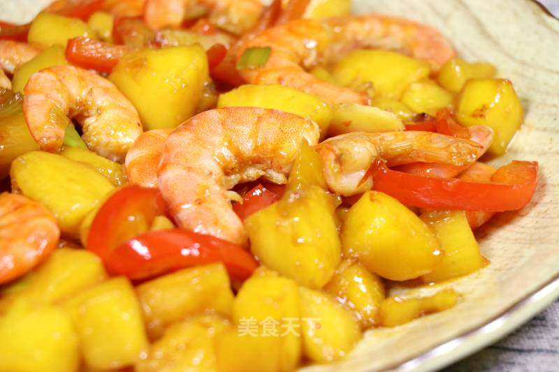 四季餐桌|泰式香芒甜辣蝦的做法