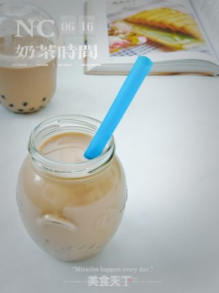 珍珠奶茶的做法步驟：1