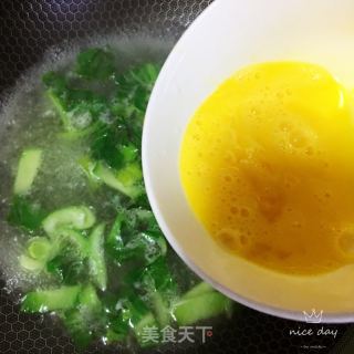 油菜蛋花湯的做法步驟：7