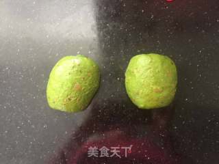 亞麻籽桂圓抹茶軟歐的做法步驟：9